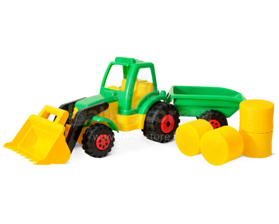 TRAKTOR FARMERSKI ZE SŁOMĄ