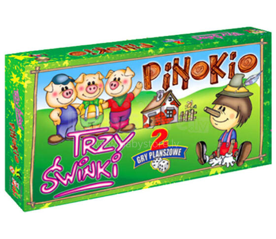 GRA PINOKIO I TRZY ŚWINKI