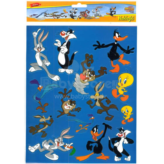 NAKLEJKI LOONEY TUNES 14 SZTUK