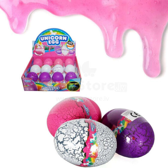 MASA MAGICZNA SLIME JEDNOROŻEC W JAJKU