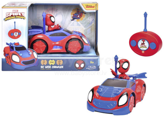 DICKIE AUTO SPIDEY WEB CRAWLER NA RADIO