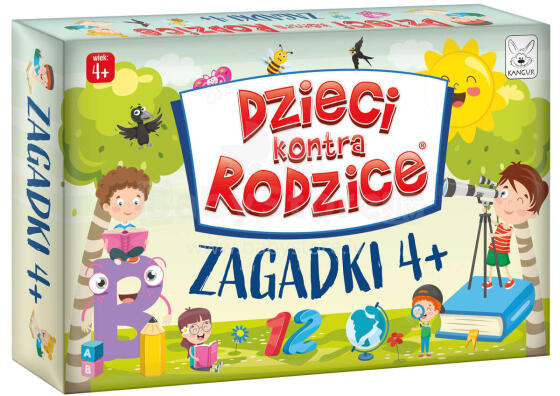 GRA DZIECI VS RODZICE ZAGADKI 4+