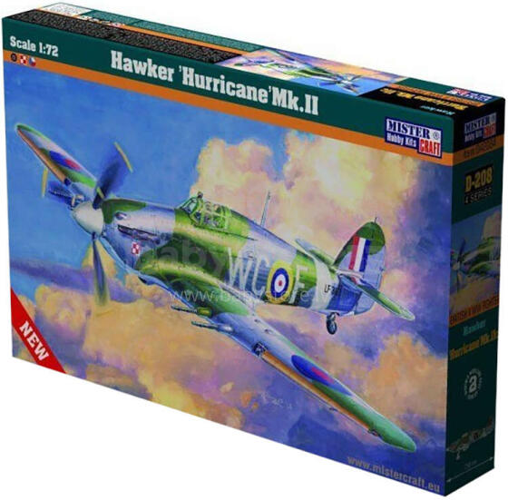 SAMOLOT MODEL HAWKER HURRICANE 1:72