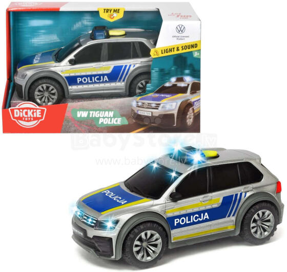 DICKIE AUTO SOS VW TIGUAN R-LINE POLICJA