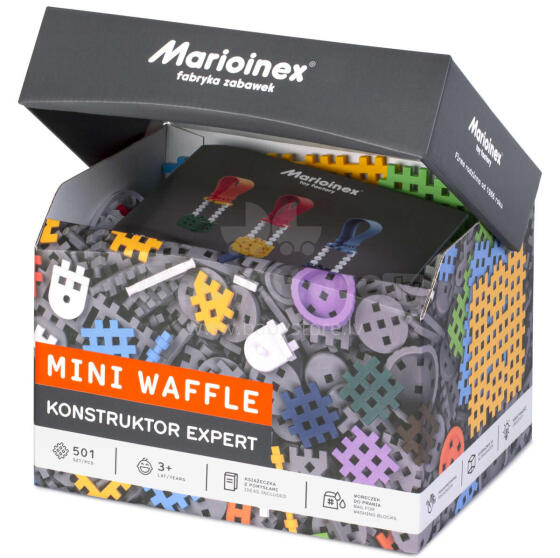 KLOCKI MINI WAFFLE KONSTRUKTOR 501 ELEM.