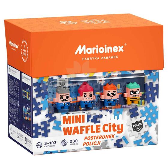 KLOCKI MINI WAFFLE POSTERUNEK 280 ELEM.