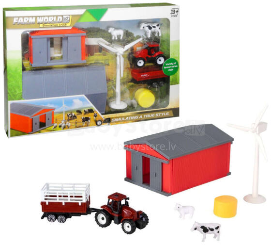 ZESTAW TRAKTOR Z AKCESORIAMI