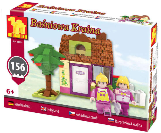 KLOCKI BAŚNIOWA KRAINA DOMEK 156 ELEM.