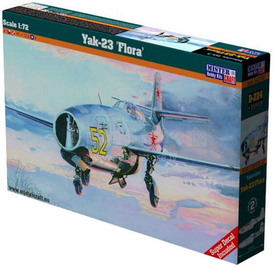 SAMOLOT MODEL Yak-23 FLORA 1:72