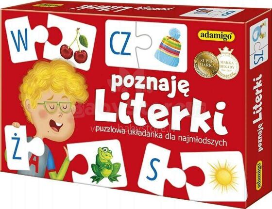 GRA PUZZLOWA - POZNAJĘ LITERKI
