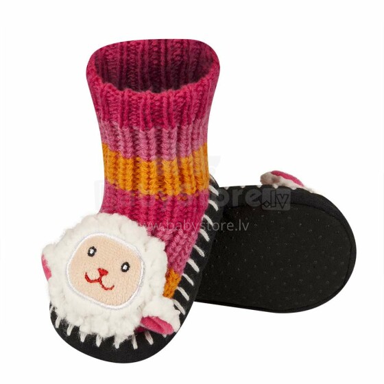 Soxo Infant slippers Art.69060-5  Детские носочки-мокасины (Тапочки-игрушки)