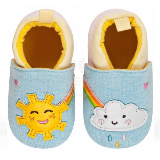 Soxo Art.18620 Infant slippers with animals Bērnu mīkstas mājas čības
