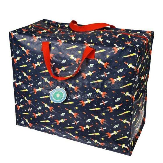 Space Age Rocket Jumbo Bag, Rex London