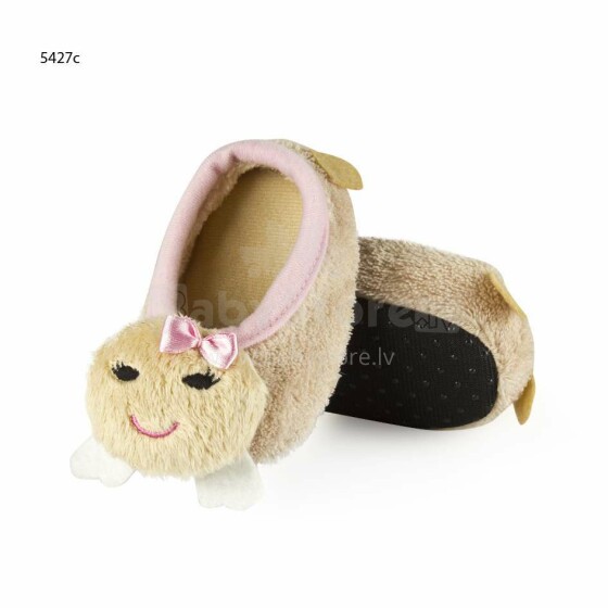 Soxo Art.5427 - 4 Infant slippers with animals Детские носочки-мокасины (Тапочки-игрушки)