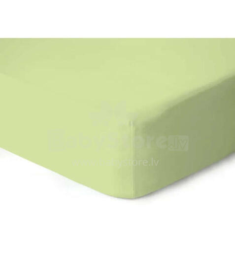 Baltic Textile  Sheet Art.178552  Light Green palags ar gumiju 90x200cm