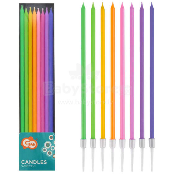 I-Toys Mix Art.179647 Candles for the holiday 8 pcs