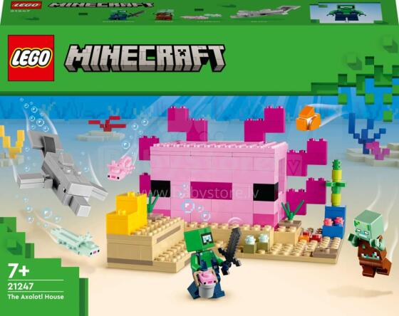 LEGO® Minecraft™ komplekts "Aksolotla namiņš", Art. 21247