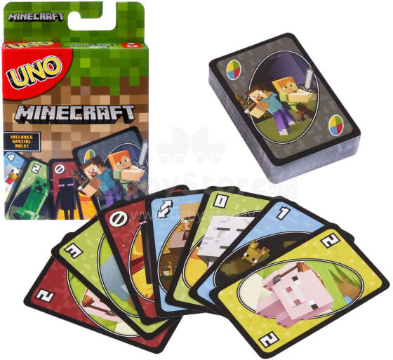 I-Toys Uno Minecraft Art.B-4395 Galda kartiņu spēle