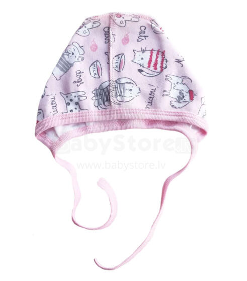 Galatex Baby Cap Art.181465 Cat Шапочка для новорождённых 100% хлопок