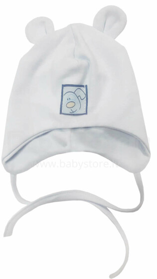 „Vilaurita Art.53“ mėlyna medvilninė kūdikių kepurė