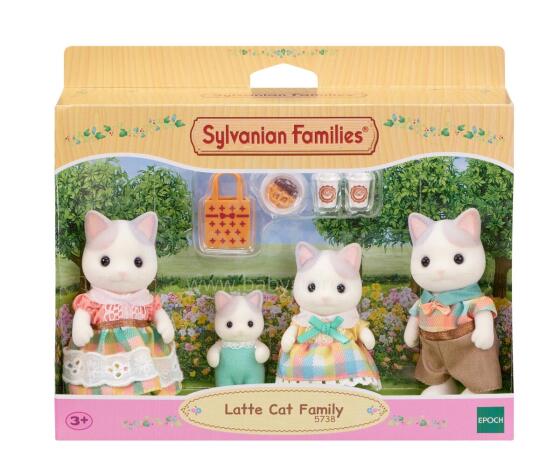 Sylvanian Families Art.5738 Latte Cat Family