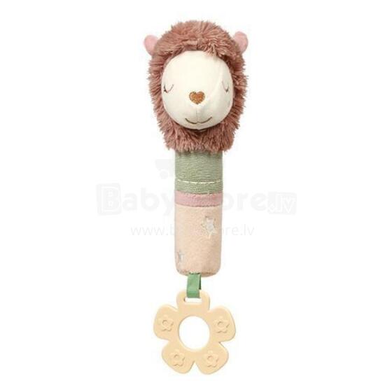 No Baby Squeaky Lama Luna with teether Art.1562 Plīša pīkstulis un zobgrauznis Lama Luna