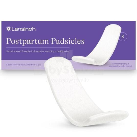 Lansinoh Padsicles  Art.69920  Pēcdzemdību vienreizējās dzesēšanas ieliktņi 8gab