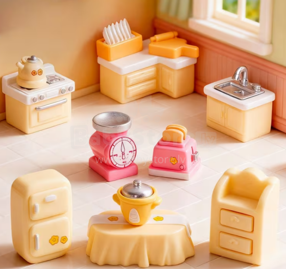 Stomble Family Toys Compatible with Sylvanian Families Art.184127 Набор кухни  (совместимо с Sylvanian Families)