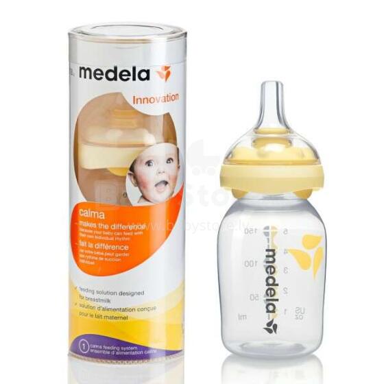 Medela Calma Art.008.0130 Breastmilk Baby Bottle with Calma Teat Air Vent System,150ml