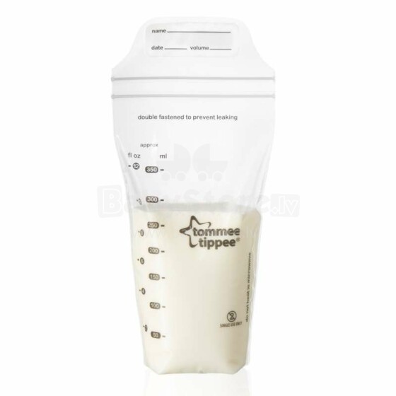 Tommee Tippee Art.4230224 piena uzglabāšanas maisiņi 350ml/36 gab.