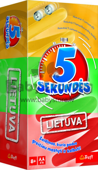TREFL 5 секунд "Литва" настольная игра (на литовском языке)