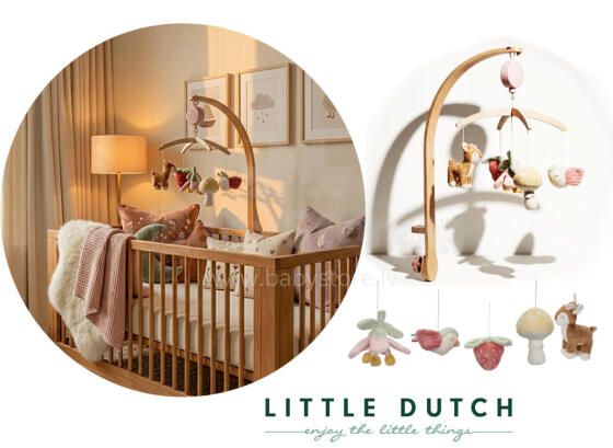 Деревянная музыкальная карусель Little Dutch Fairy Garden FSC Art.9000