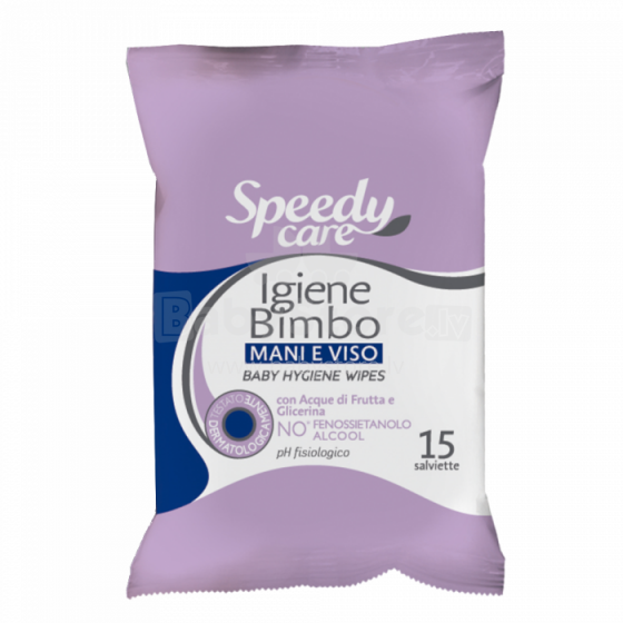 Speedy Care Babyline Art. 96298 влажные салфетки для ухода за ребенком ,20 шт.