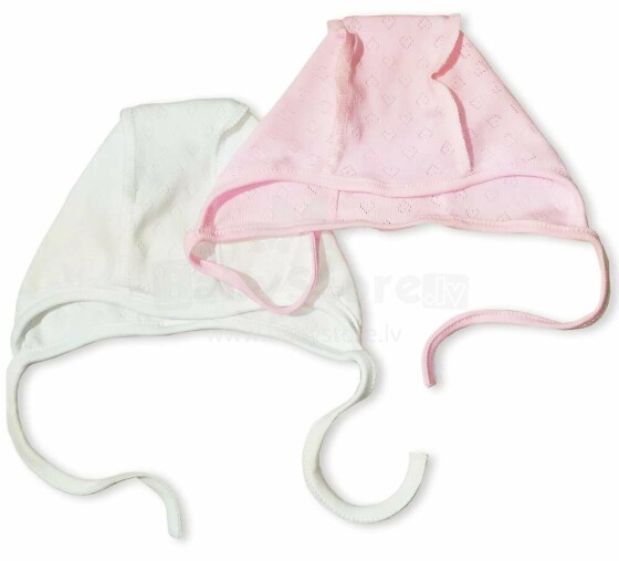 Bembi Art.SHP69-300 Pink Шапочка для новорождённых 100% хлопок