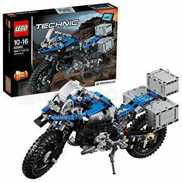 LEGO 42063 Technic BMW R 1200 GS Adventure Motorbike, 2 in 1 Model, BMW Design, Concept Building Playset