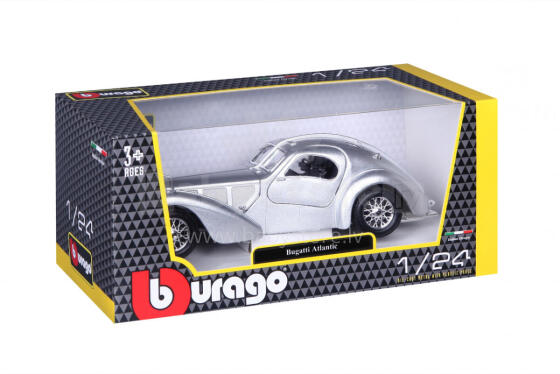 BURAGO automašīna 1/24 Bugatti Atlantic, 18-22092
