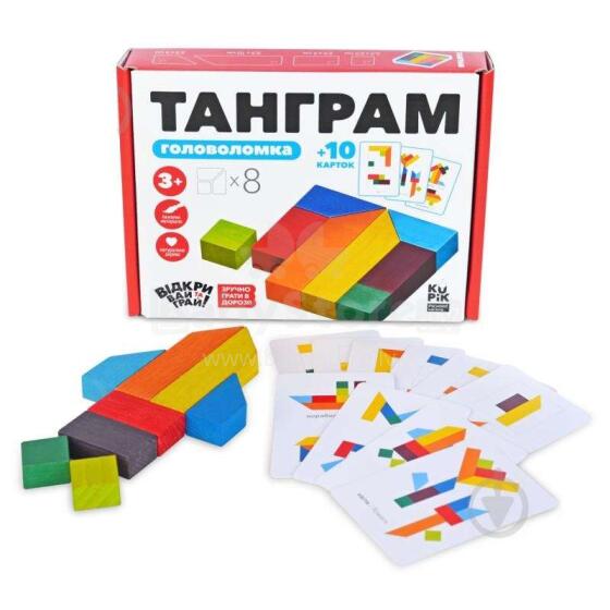 Igroteco  Art. 900446 Головоломка Танграм + карточки с заданиями