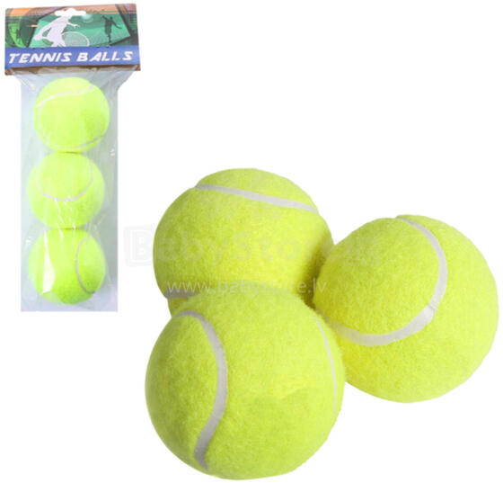 Bebe Basic Tennis Ball Art.196021 Tenisa bumbiņas 3 gab.