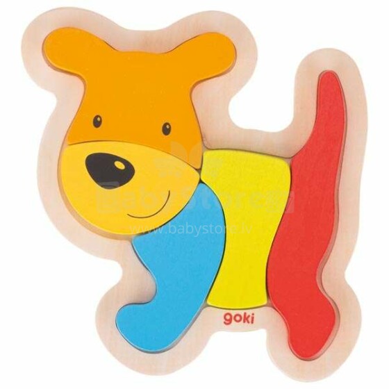 Goki Dog Puzzle Art.57712  Деревянный  пазл