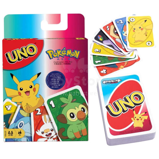 I-Toys Uno Pokemon Art.B-3869 Galda kartiņu spēle Uno