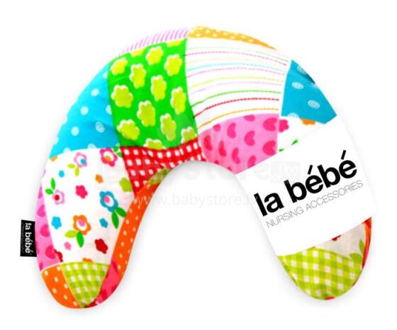 La Bebe™ Mimi Nursing Cotton Pillow Art.19789 Multicolor cell Travel pillow 19*46cm