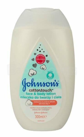 Johnsons baby Cottontuch Art.H603067 Молочко для лица и тела детское Нежность хлопка,300мл