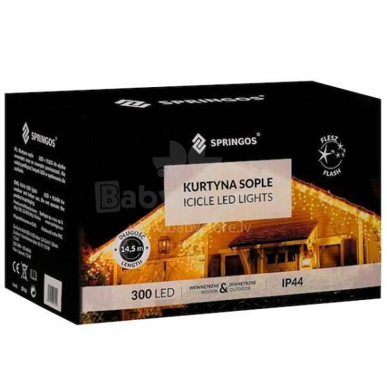 Led aizkars Springos CL4037 300 lampiņu