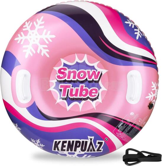Kids World SnowTube Art.201268 Прочные надувные санки/подушка для катания по снегу с надежными ручками 89см