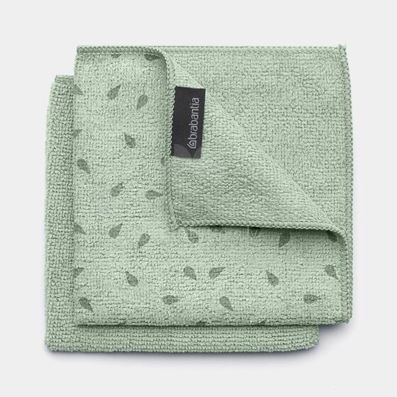 BRABANTIA mikrošķiedras lupatiņa 2gb. 30x30cm, Jade Green