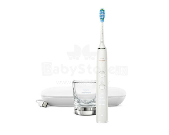 (V) Akcija! Sonicare zobu birste DiamondClean ar īpašu  lietotni, balta