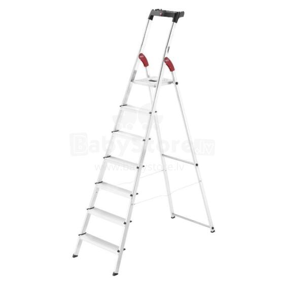 Kāpnes mājsaimniecības L60 StandardLine / alumīnija / 7 pakāpieni