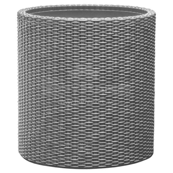 Горшок для цветов Large Cylinder Planter светло-серый
