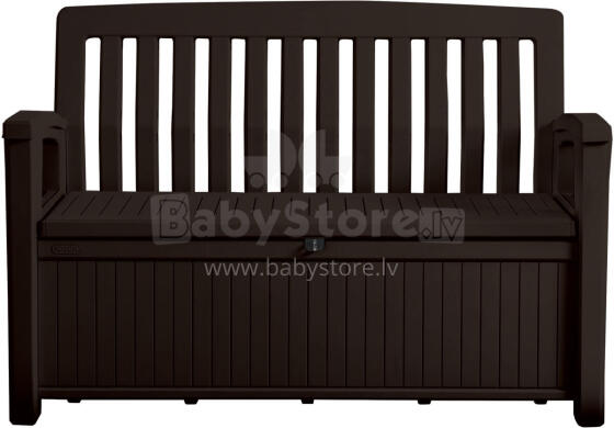 Uzglabāšanas sols Patio Storage Bench 227L brūns