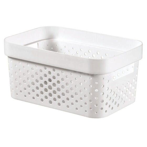 Коробка Infinity Recycled 4,5л 27x19x12см белая